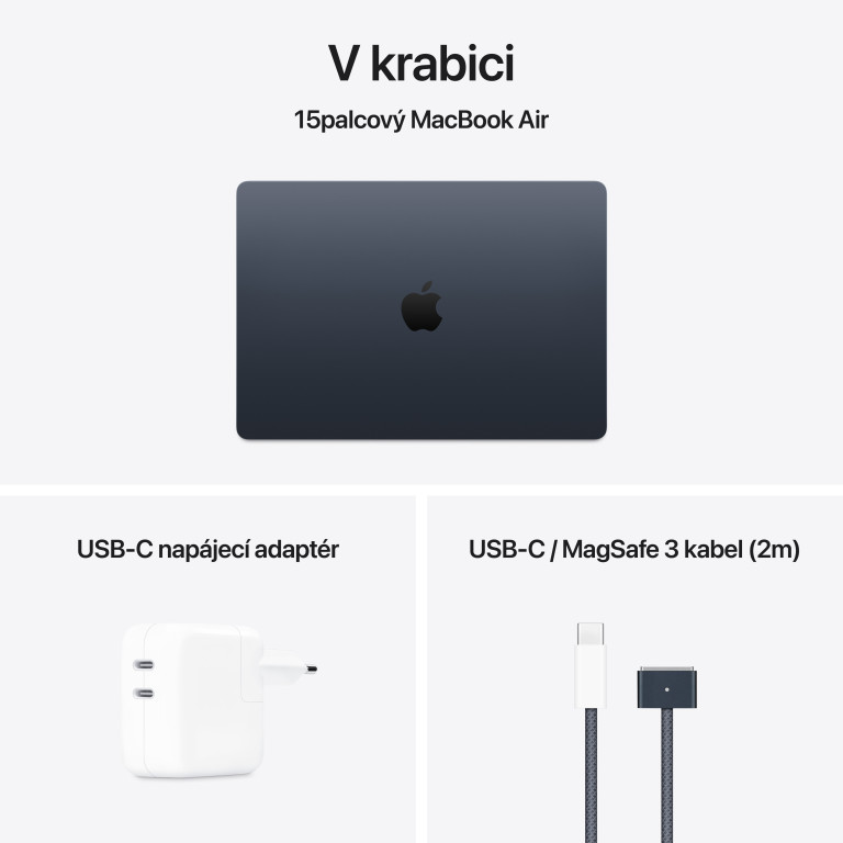 Apple MacBook Air 15,M4 24GB,512GB SSD - Midnight