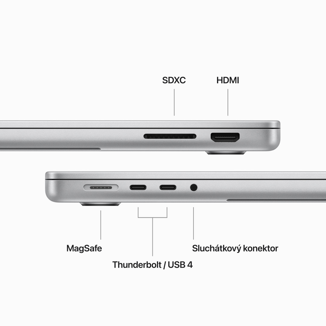 Apple MacBook Pro 14'' M3 CZ 2023 Silver (MR7K3CZ/A)