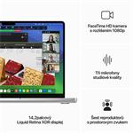 Apple MacBook Pro 14'' M3 CZ 2023 Stříbrný (MR7J3CZ/A)
