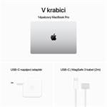 Apple MacBook Pro 14'' M3 Pro CZ 2023 Stříbrný (MRX63CZ/A)