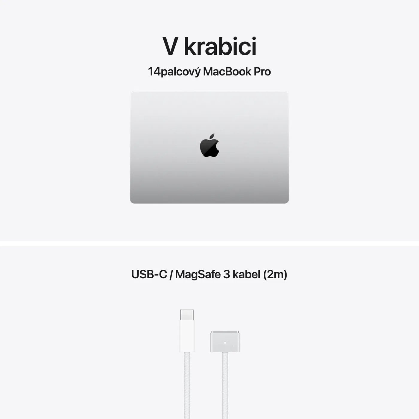 Apple MacBook Pro 14" M5 32 GB, 1 TB SSD, strieborný