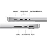Apple MacBook Pro 14" M5 Max 36 GB, 2 TB SSD, strieborný