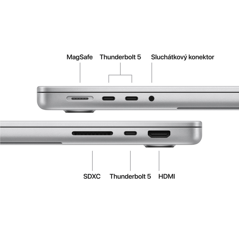 Apple MacBook Pro 14" M5 Pro 24GB, 1TB SSD, stříbrná