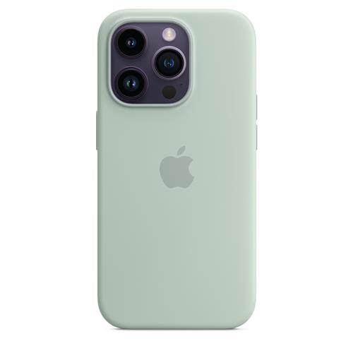 APPLE Silikónový kryt na iPhone s MagSafe pre iPhone 14 Pro, jednofarebný modrý