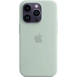 APPLE Silikónový kryt na iPhone s MagSafe pre iPhone 14 Pro, jednofarebný modrý