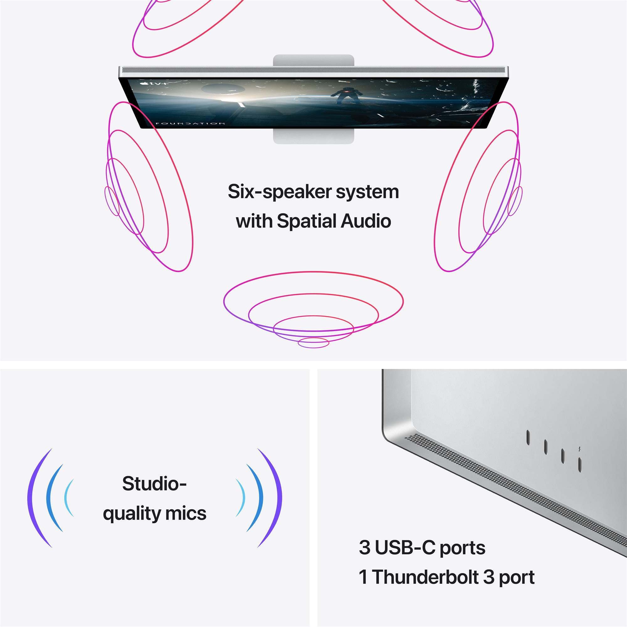 Apple Studio Display 5K,LED monitor 27",Štandardné sklo,Stojan s nastaviteľným sklonom