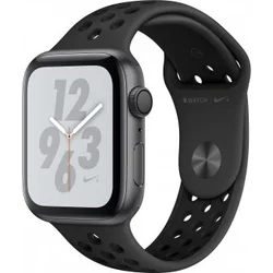 APPLE Watch Nike+ Series 4 GPS, 44mm Space Grey Aluminium Case with Anthracite/Black Nike Sport Band