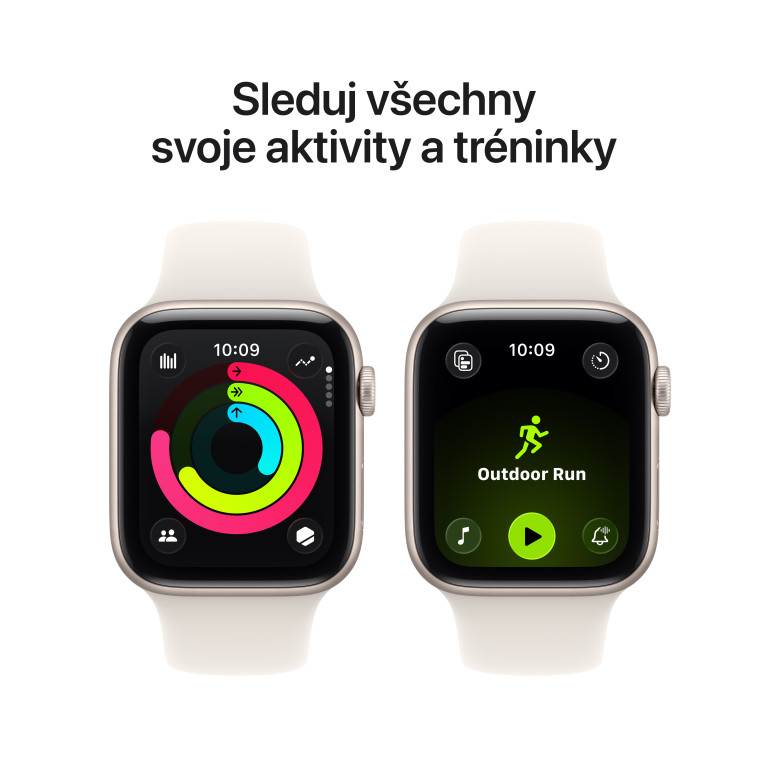 Apple Watch SE 3 GPS 40mm Starligh Sport Band - M/L
