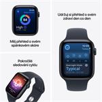 Apple Watch SE 3 GPS 40mm Starlight Aluminium Case with Sand Sport Band - M/L