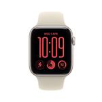 Apple Watch SE 3 GPS 40mm Starlight Aluminium Case with Sand Sport Band - M/L