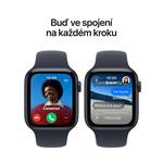 Apple Watch SE 3 GPS 40mm Starlight Aluminium Case with Sand Sport Band - M/L