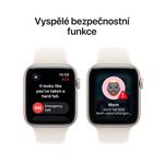 Apple Watch SE 3 GPS 44mm Aluminium Case Starlight Sport Band - M/L