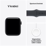 Apple Watch SE 3 GPS + Cellular 40 mm, puzdro v tmavošedej farbe s modrým športovým remienkom – M/L
