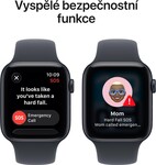 Apple Watch SE 3 GPS + Cellular 40mm Midnight Aluminium Case with Navy Blue Sport Band - S/M