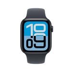 Apple Watch SE 3 GPS + Cellular 44 mm, puzdro v farbe Midnight Aluminium s modrým športovým remienkom – S/M