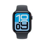 Apple Watch SE 3 GPS + Cellular 44mm Midnight Aluminium Case with Navy Blue Sport Band - S/M