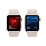 Apple Watch SE 40 mm Star White Aluminium s bielym športovým remienkom - S/M