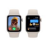 Apple Watch SE 40mm Hvězdně bílý hliník s hvězdně bílým sportovním řemínkem - S/M
