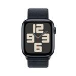 Apple Watch SE 40mm Temně inkoustový hliník s temně inkoustovým provlékacím sportovním řemínkem