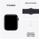Apple Watch SE 44 mm Dark Ink Aluminium so športovým remienkom Dark Ink - M/L
