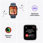 Apple Watch SE Cellular 44 mm Dark Ink Aluminium so športovým remienkom Dark Ink - S/M
