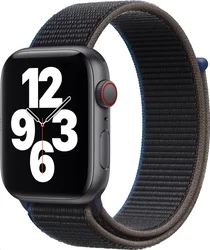 APPLE Watch SE GPS+Cellular,44mm Space Gray Aluminium Case with Charcoal Sport Loop
