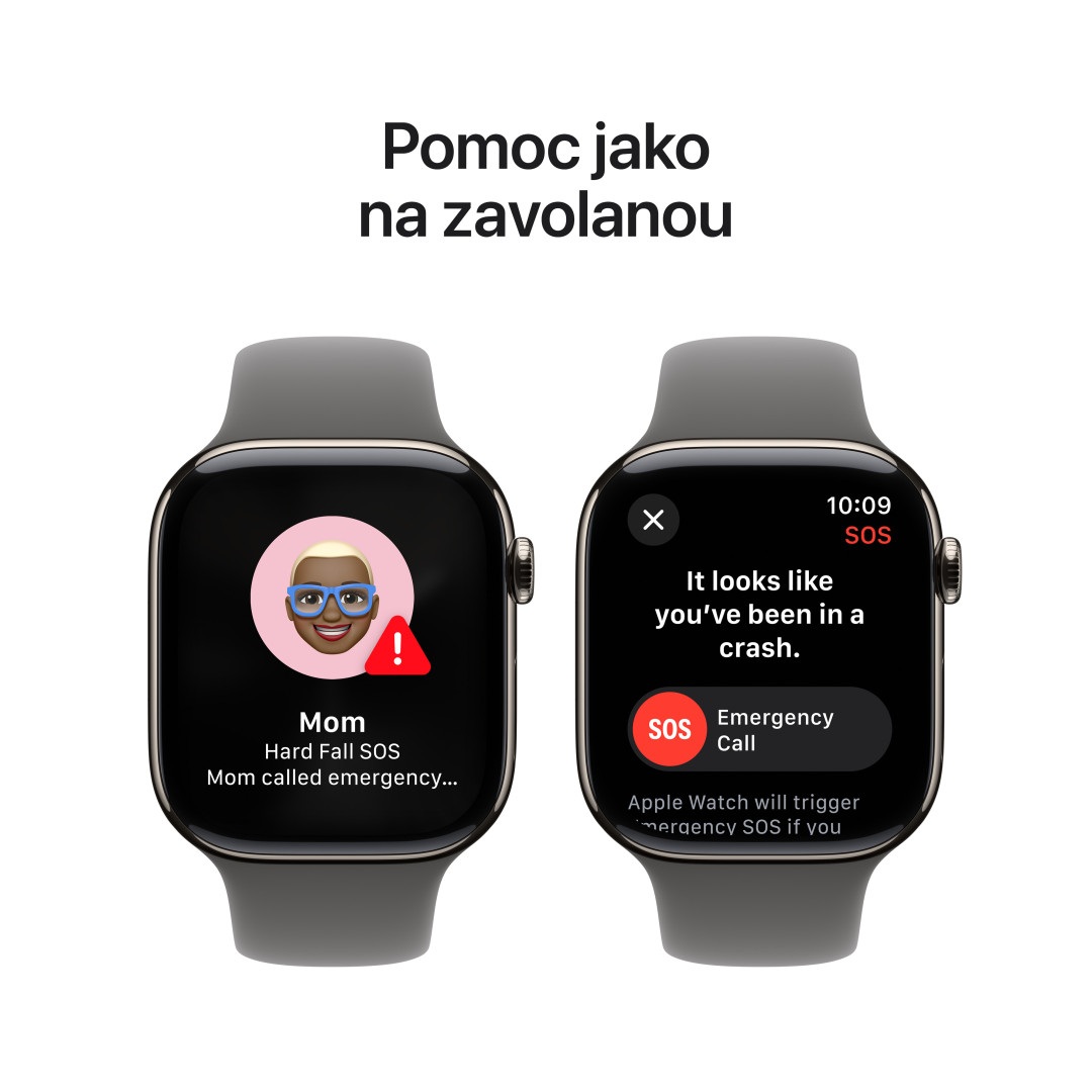 Apple Watch Series 10 GPS + Cellular 42 mm puzdro z prírodného titánu s kamenným športovým remienkom - S/M (MWXD3QC/A)