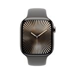 Apple Watch Series 10 GPS + Cellular 42 mm puzdro z prírodného titánu s kamenným športovým remienkom - S/M (MWXD3QC/A)