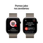 Apple Watch Series 10 GPS + Cellular 42mm Natural Milanese Loop