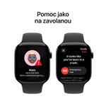 Apple Watch Series 10 GPS + Cellular 46 mm Jet Black hliníkové puzdro s čiernym športovým remienkom - S/M (MWY33QC/A)