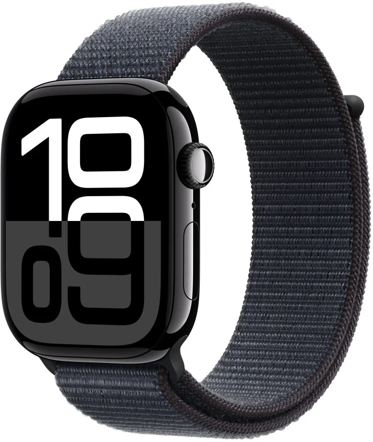 Apple Watch Series 10 GPS + Cellular 46mm Black Aluminium Sport