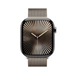 Apple Watch Series 10 GPS + Cellular 46mm puzdro z prírodného titánu s prírodnou milánskou slučkou - M/L (MWYC3QC/A)