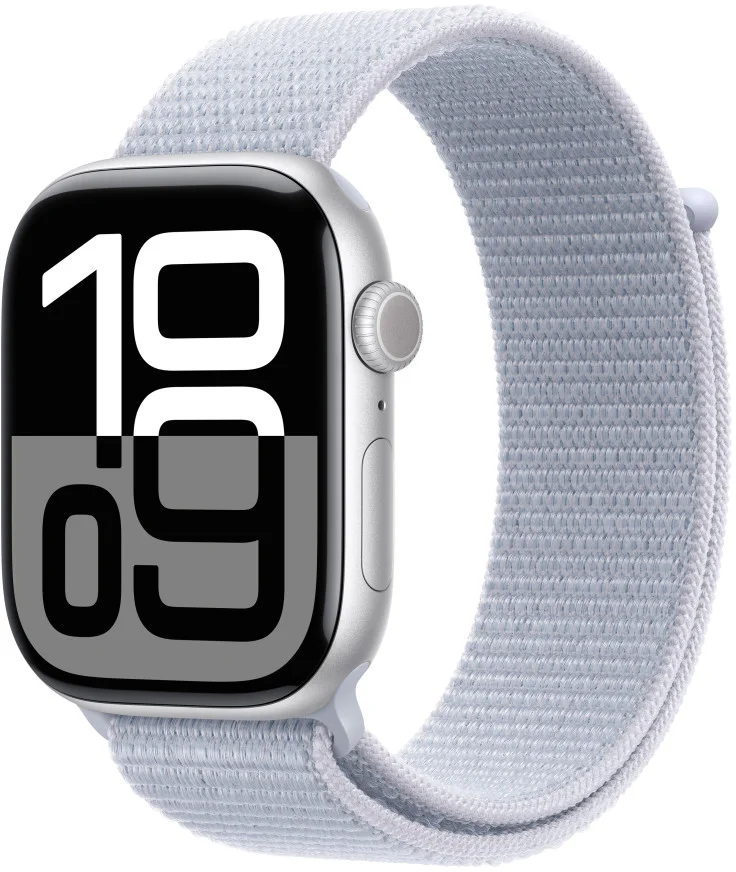 Apple Watch Series 10 GPS + Cellular 46mm Silver Aluminium (MWY23QC/A)