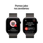 Apple Watch Series 10 GPS + Cellular 46mm Slate Titanium Case with Slate Milanese Loop - M/L (MWYW3QC/A)