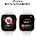 Apple Watch Series 11 GPS 46mm Aluminium Case Light Blush Sport Band - S/M
