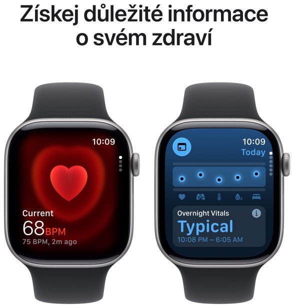 Apple Watch Series 11 GPS + Cellular 46mm Aluminium Case Sport Band - M/L
