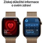 Apple Watch Series 11 GPS + Cellular 46mm Gold Titanium + Milanese Loop - S/M