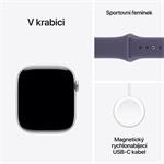 Apple Watch Series 11 GPS + Cellular 46mm Silver + Purple Fog Sport Band - S/M