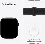 Apple Watch Series 12 GPS 46mm Black Aluminium Case with Black Sport Band - M/L