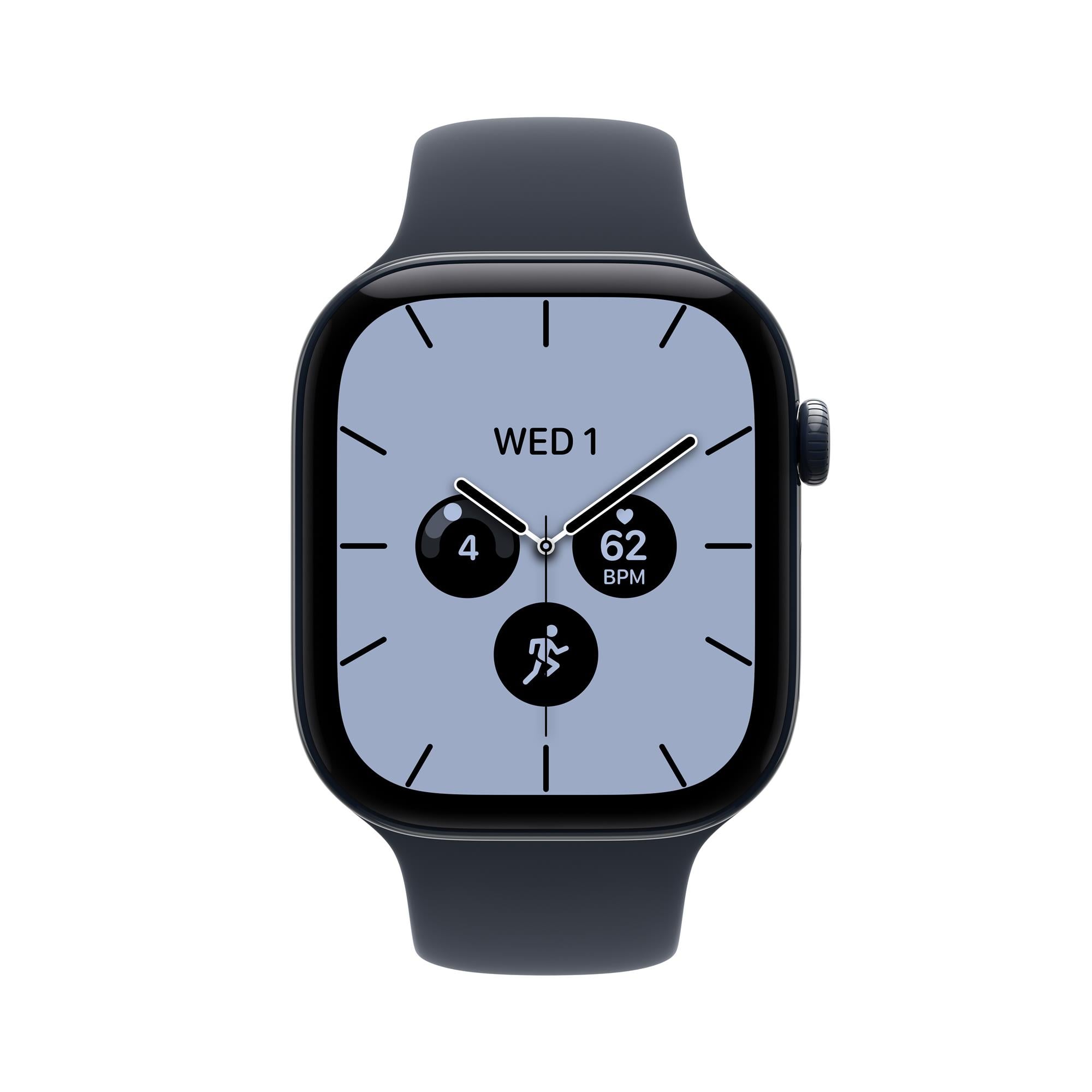 Apple Watch Series 12 GPS + Cellular 42 mm s keramickým puzdrom v tmavomodrej farbe a športovým remienkom v tmavomodrej farbe – S/M