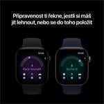 Apple Watch Series 12 GPS + Cellular 42 mm, tmavobronzové hliníkové puzdro s olivovým športovým remienkom – M/L
