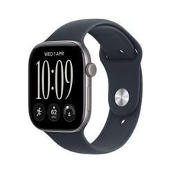 Apple Watch Series 12 GPS + Cellular 42mm Space Grey Aluminium Case with Navy Blue Sport Band - S/M