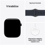Apple Watch Series 12 GPS + Cellular 46 mm, keramické puzdro v tmavomodrej farbe s tmavomodrým športovým remienkom – S/M