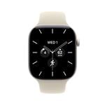 Apple Watch Series 12 GPS + Cellular 46 mm, perleťovo biele keramické puzdro so športovým remienkom v pieskovej farbe – S/M