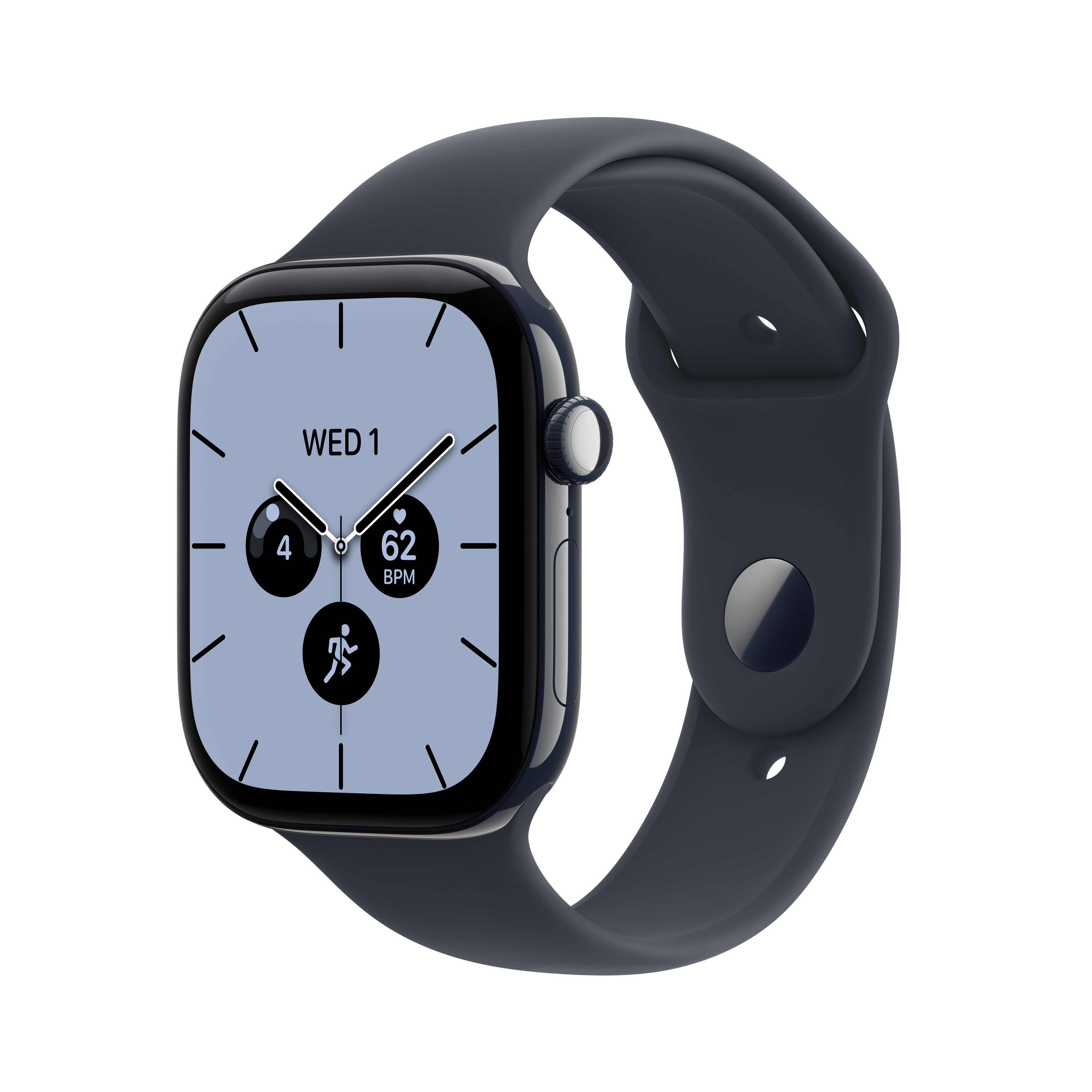 Apple Watch Series 12 GPS + Cellular 46 mm s keramickým puzdrom v tmavomodrej farbe a športovým remienkom v tmavomodrej farbe – M/L