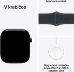Apple Watch Series 12 GPS + Cellular 46mm Night Blue Ceramic Case with Navy Blue Sport Band - S/M