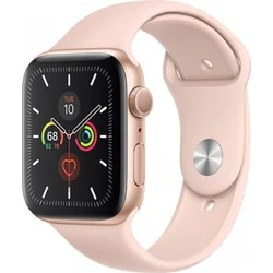 APPLE Watch Series 5 GPS, 40mm Gold Aluminium Case with Pink Sand Sport Band