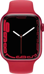 APPLE Watch Series 7, 45mm (P)RED/(P)RED SportBand (mkn93hc/a)