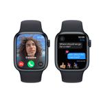 Apple Watch Series 9 41 mm Dark Ink Aluminium so športovým remienkom Dark Ink - S/M