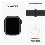 Apple Watch Series 9 41 mm Dark Ink Aluminium so športovým remienkom Dark Ink - S/M